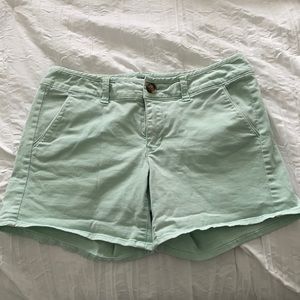 Mint shorts